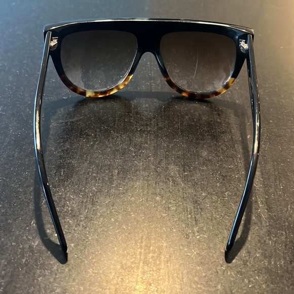 Celine Flattop Two-Tone Shield Sunglasses. Good Condition. No box - Picture 4 of 6
